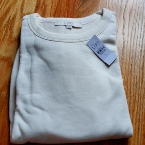 NWT Loft Cream Sweatshirt